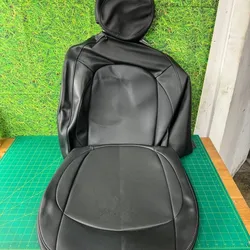 16-19 MINI COOPER CLUBMAN F54 FRONT LEFT SEAT LEATHER CUSHION COVER OEM