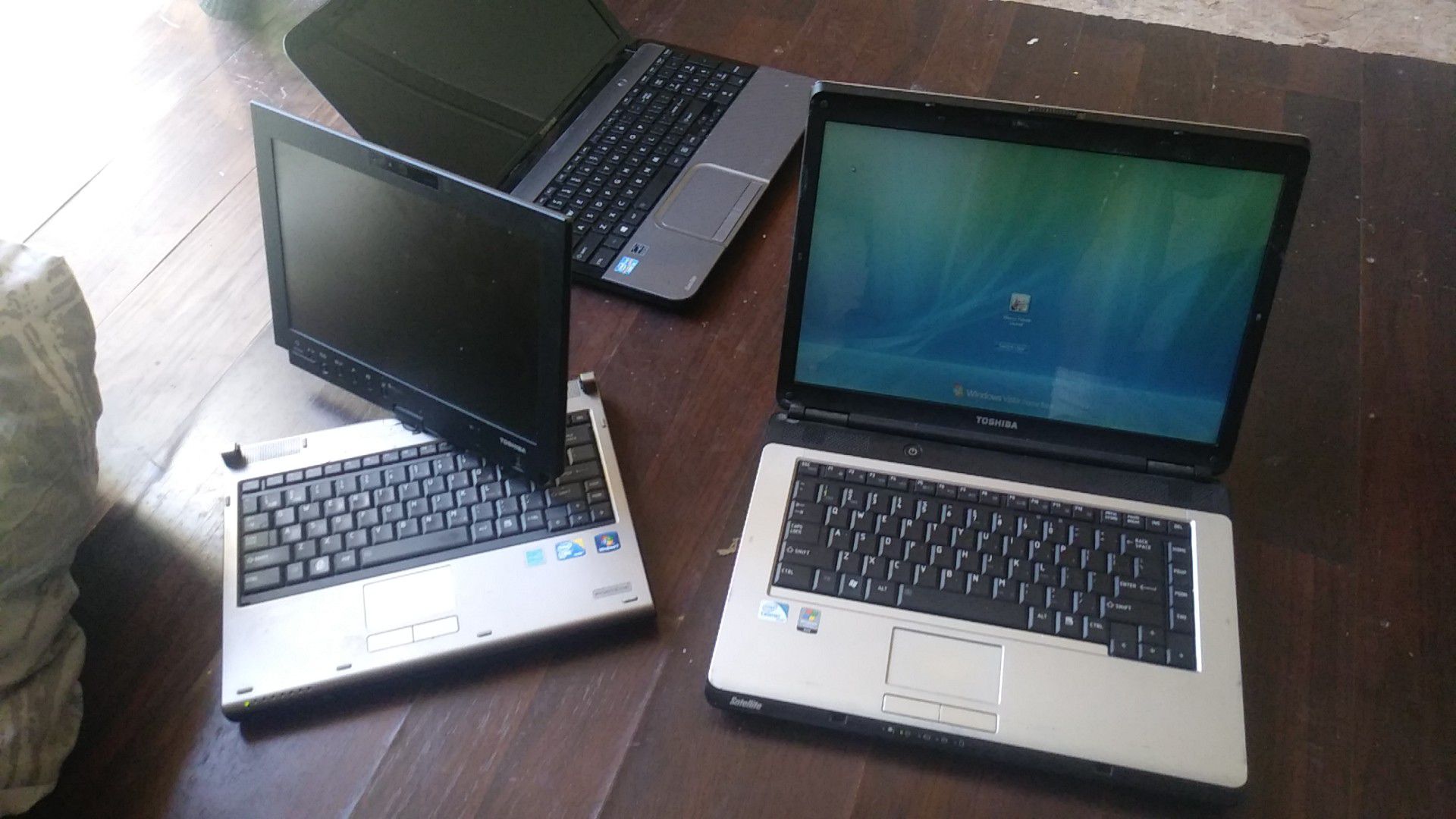 Toshiba laptops $100 for all three