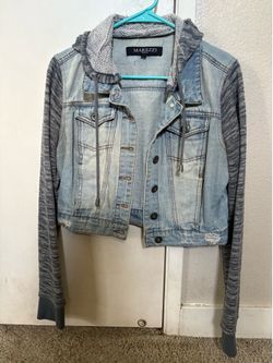 Marezzi Hooded Denim Jacket