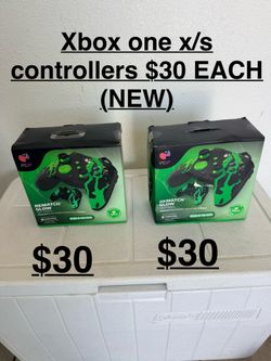 Corded Xbox One x/s , PC  controller GLOW IN THE DARK $30 EACH (NEW)