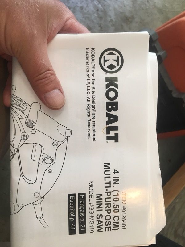 Kobalt Mini Saw