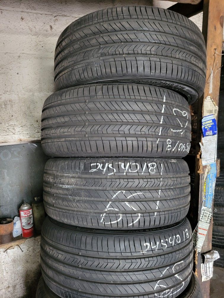 Set Of 4 Kumho..245 40 18