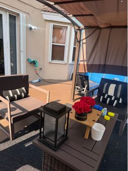 3 set outdoor chairs