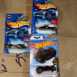 Hot Wheels 1/64 Scale Batmobiles