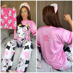 Pijama De Bob Esponja 💛✨ y Hello Kitty 💖 | Diseños Únicos Y Exclusivos 🛍️ | Size S, M, L Y XL.