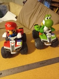 Super Mario and Yoshi RC quads