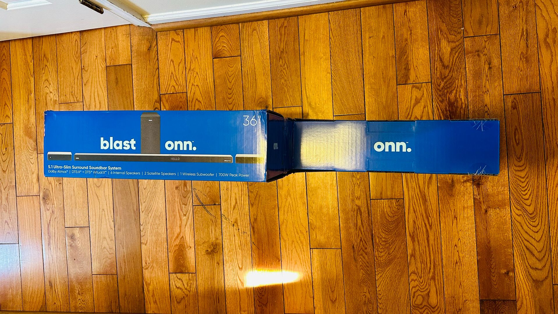 Onn 5.1 ULTRA SLIM SURROUND SOUNDBAR SYSTEM W/ DOLBY ATMOS