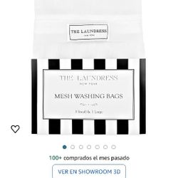 The Laundress Mesh Wash Bags, White