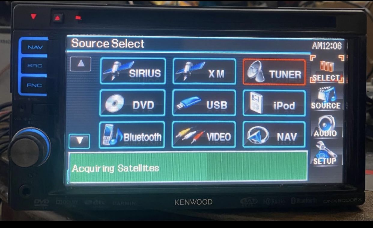 Kenwood Double Din Touchscreen Car Dvd/cd With Bluetooth And Navigation