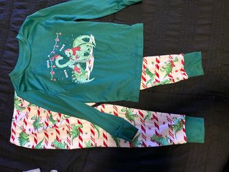 Kids Christmas Dinosaur Pajama Set