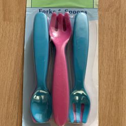 Safety Children Fork And Spoon