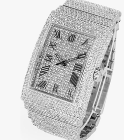 Men's 40mm Fully Iced Out Watch