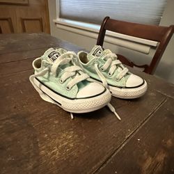 Converse Low Top Teal Size Toddler 5
