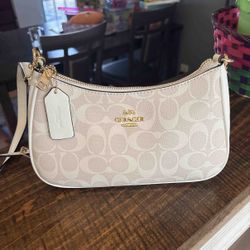 coach teri purse in Color Chalk