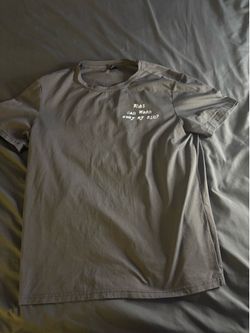 Grey and white Christian t-shirt
