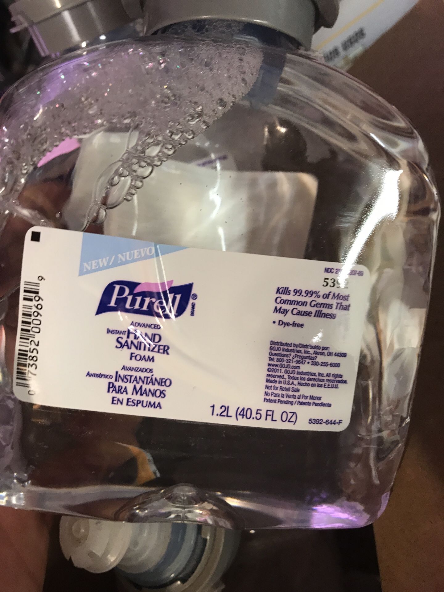 Purcell hand sanitizer refill