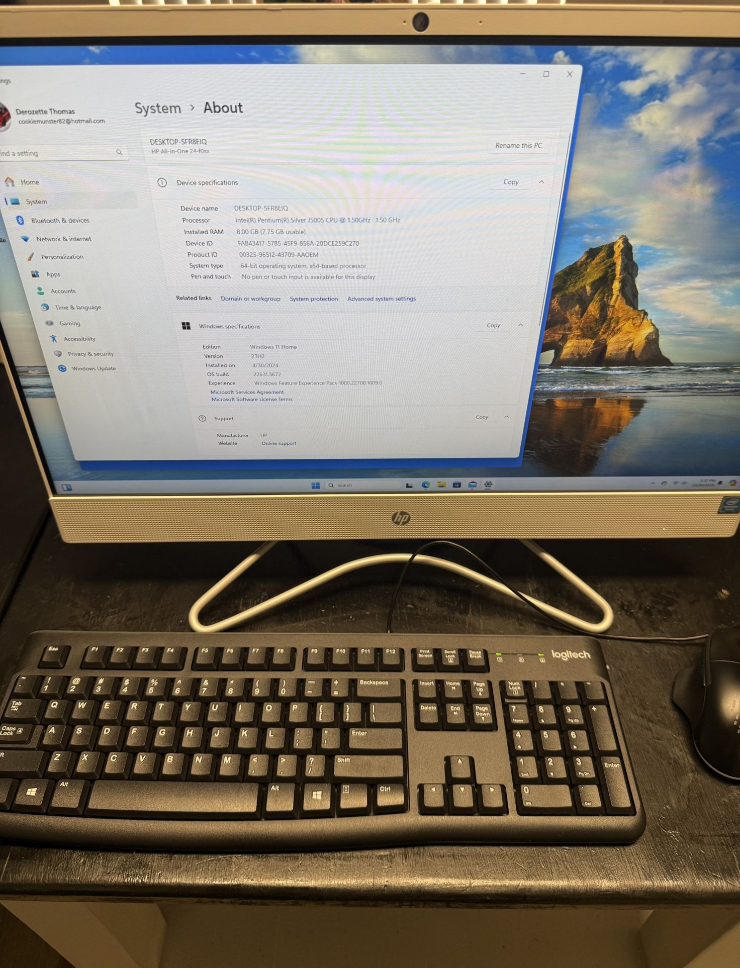 HP All In One Computer