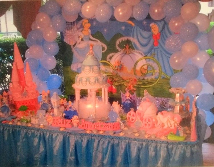 Cinderella Party Canvas Banner Backdrop