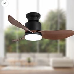 🌬️ Modern 46" Ceiling Fan with LED Light & Remote - $70 - Reversible & Quiet!