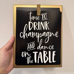 Customizable Small Easel Sign