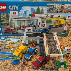Lego City 60132 Service Station 100% Complete 