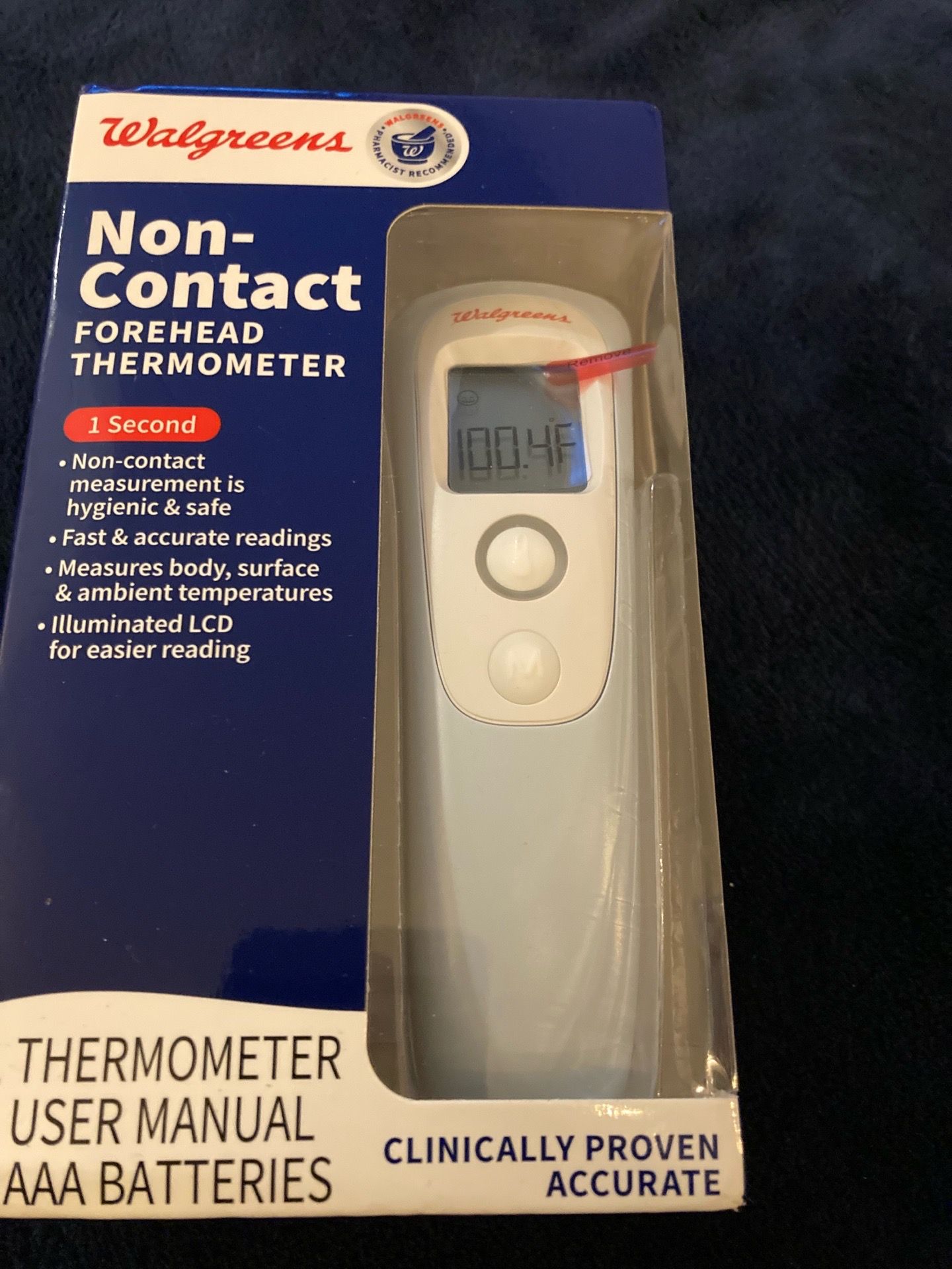 Forehead thermometer