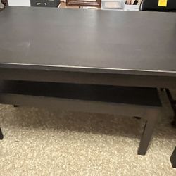 Black Wood Table