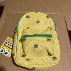 Sponge backpack, pencil pouch