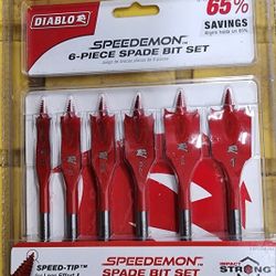 6 PIECE SPADE BIT SET