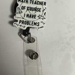 Math Teacher Badge