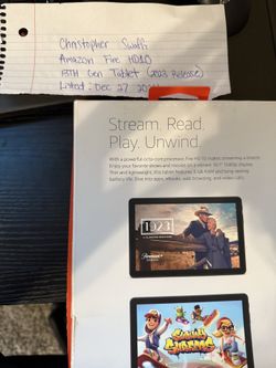 Unopened Amazon Fire HD 10 Tablet(13th Gen, 2023 Release)
