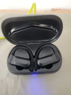 Black Wireless Earbuds with Charging Case