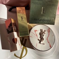 Ysl Makeup Cushion Foundation Lipstick $30 Each Imported From Korea Limited Collector Edition