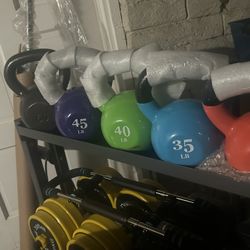 New kettle bells dollar a pound