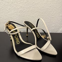 Authentic Tom Ford White Heels