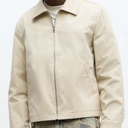 Fashion Nova Cropped Dustin Work Jacket - Tan