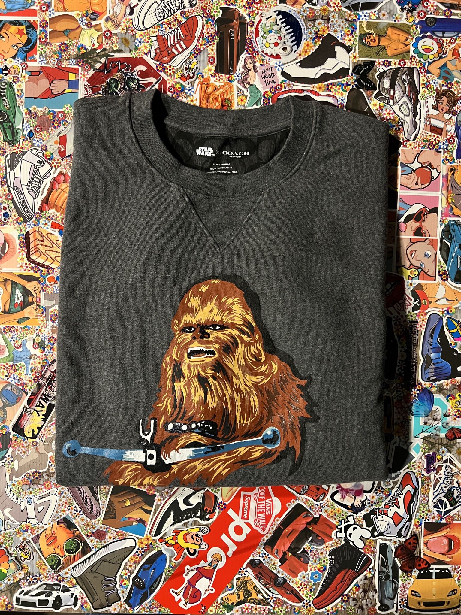 Star Wars X Coach Chewbacca Crewneck Sweatshirt 