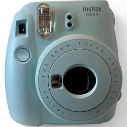 Fujifilm Instax Mini 9 Polaroid Camera in Light Blue 30 cash works great