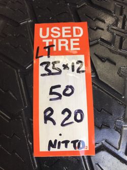 35/12.50/20 NITTOS USED MATCHING