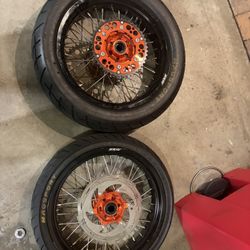 ktm exc suppermoto wheels 