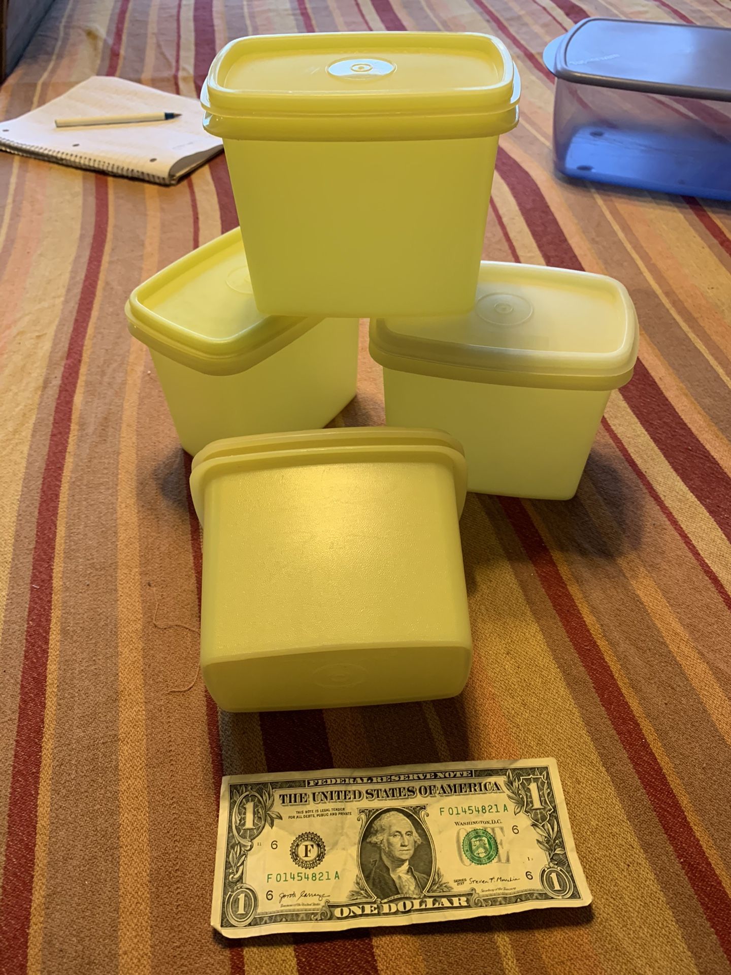 Tupperware refrigerator door space saver containers. $3 each. Rochester wa