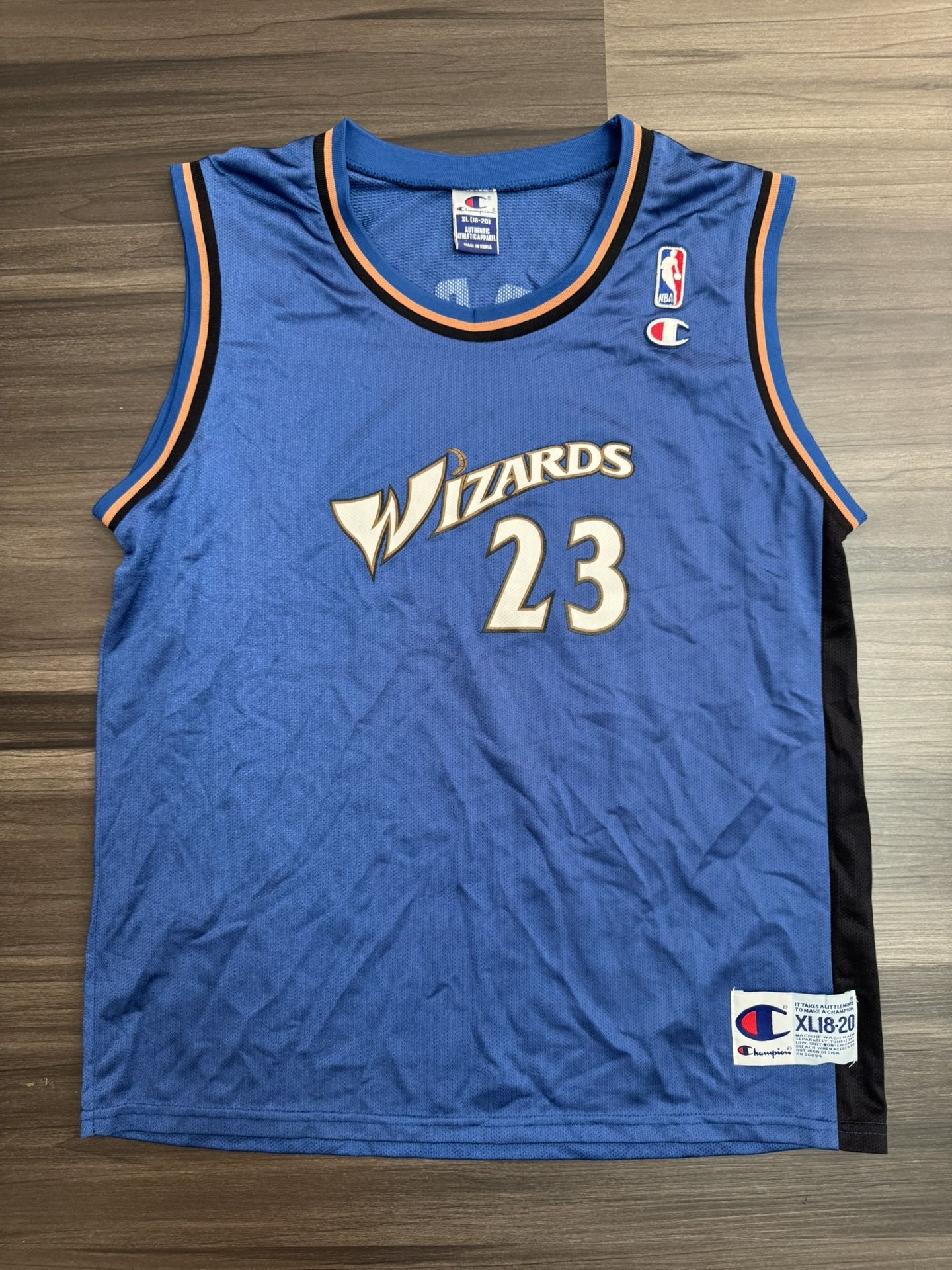 Vintage Champion Michael Jordan Washington Wizards Jersey Youth XL 18/20