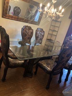 Glass Dining Table