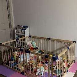 Corralito De Madera Para Bebés 