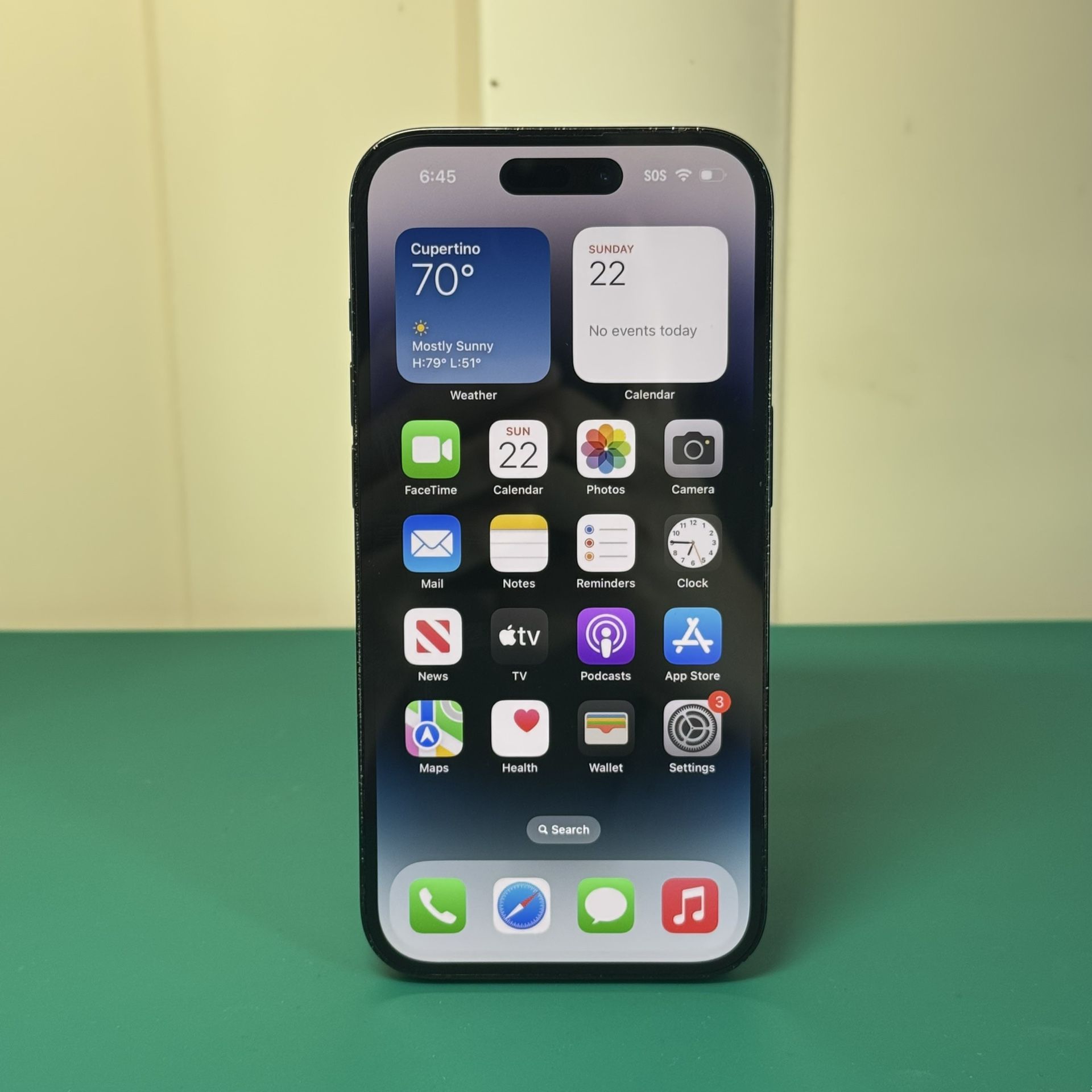 Unlocked iPhone 14 Pro Space Black 128GB Unlocked