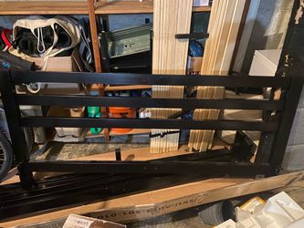King Size Black Metal Bed Frame