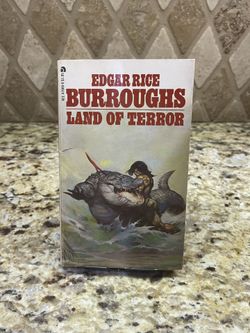 LAND OF TERROR by Edgar Rice Burroughs (1978) Ace paperback Frazetta cover