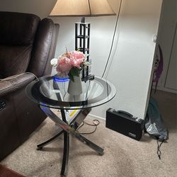 Glass Top Side Tables