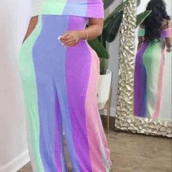 Bright Color Jumpsuit