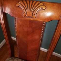 Beautiful Dining Table & Chairs (all wood; seats up to 8)